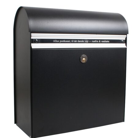 Allux KS200 wandbrievenbus staal - zwart | Allux