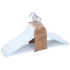 Alpina kledinghanger wit hout set a 10st | Alpina