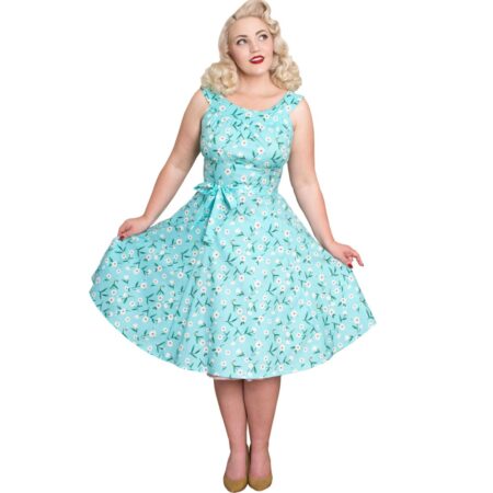 Amanda Dress Sky Blue-M | Heart of Haute