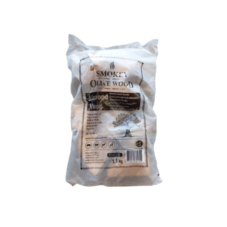 Amandelhout Chunks Nr5 - Robuuste Rookchunks voor Intens Aroma - 1