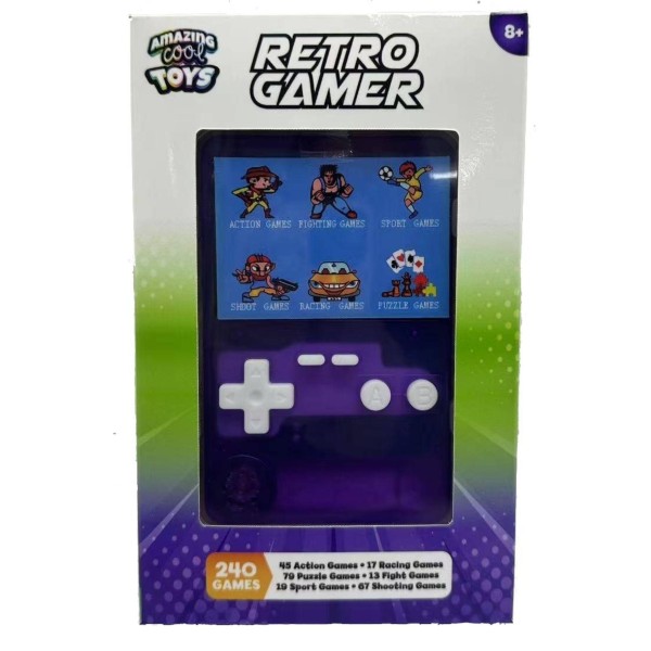 Amazing Cool Arcade Game Console Met Kleurenscherm 7 Cm |