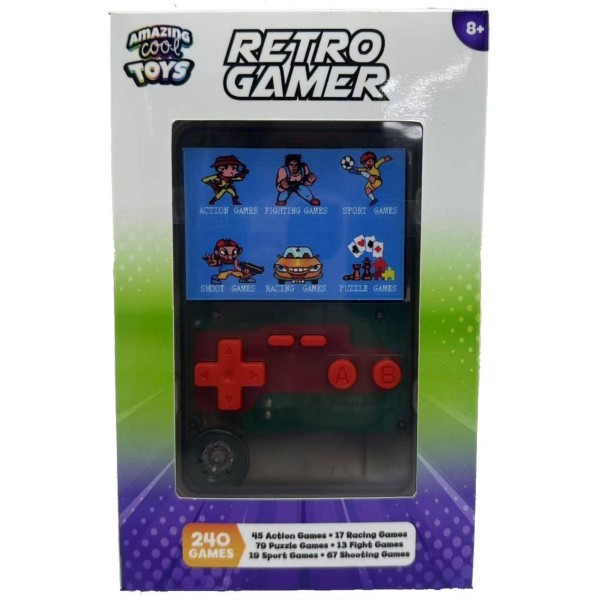 Amazing Cool Arcade Game Console Met Kleurenscherm 7 Cm |