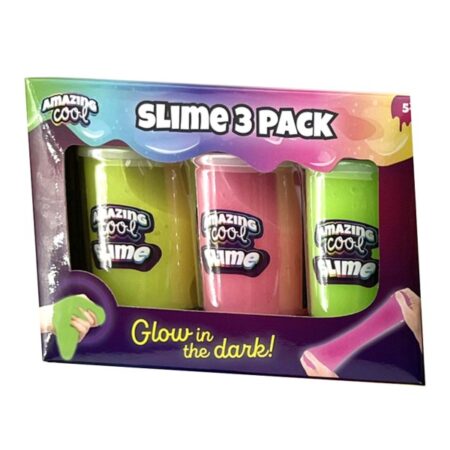 Amazing Cool Glow In The Dark Slime 3 Pack |