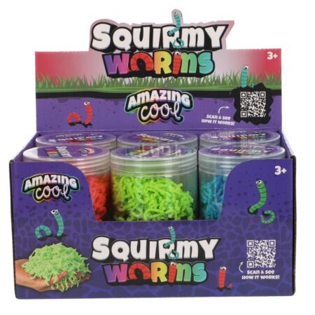 Amazing Cool Squirmy Worms In Pot |