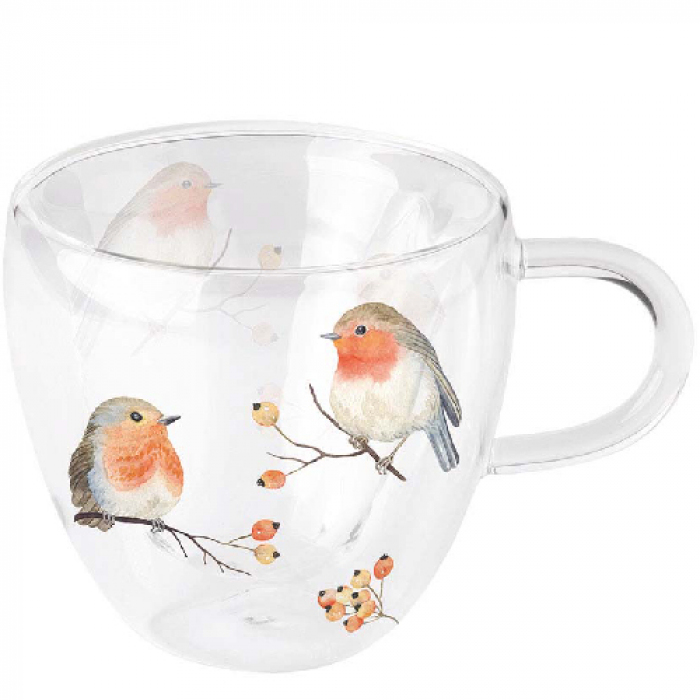 Ambiente Dubbelwandig glas Robin Family | Ambiente