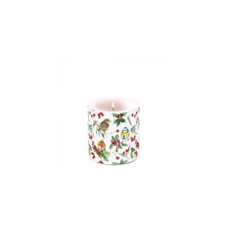 Ambiente Kaars klein Birds in winter | Ambiente