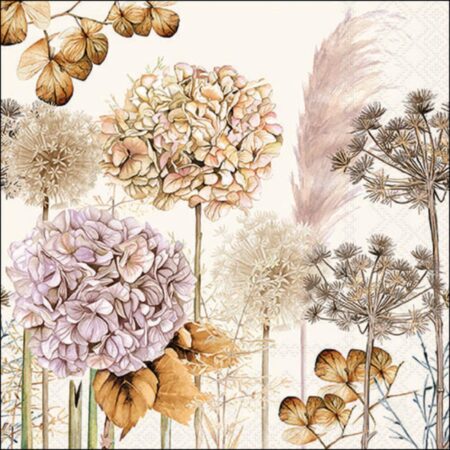 Ambiente Servetten 33cm Dried flowers | Ambiente