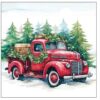 Ambiente Servetten 33cm Van in the snow | Ambiente
