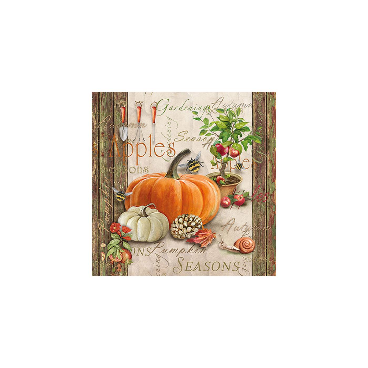 Ambiente Servetten Autumn gardening 33cm | Ambiente