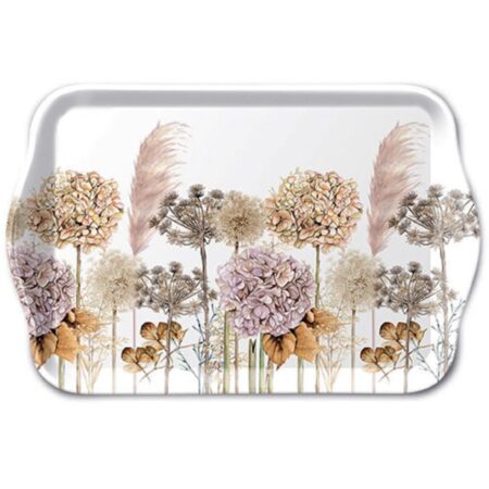 Ambiente Tray 13x21cm Dried flowers | Ambiente