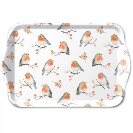 Ambiente Tray Robin Family 13x21cm | Ambiente