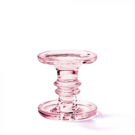 Ambiente kandelaar groot h11cm roze | Ambiente