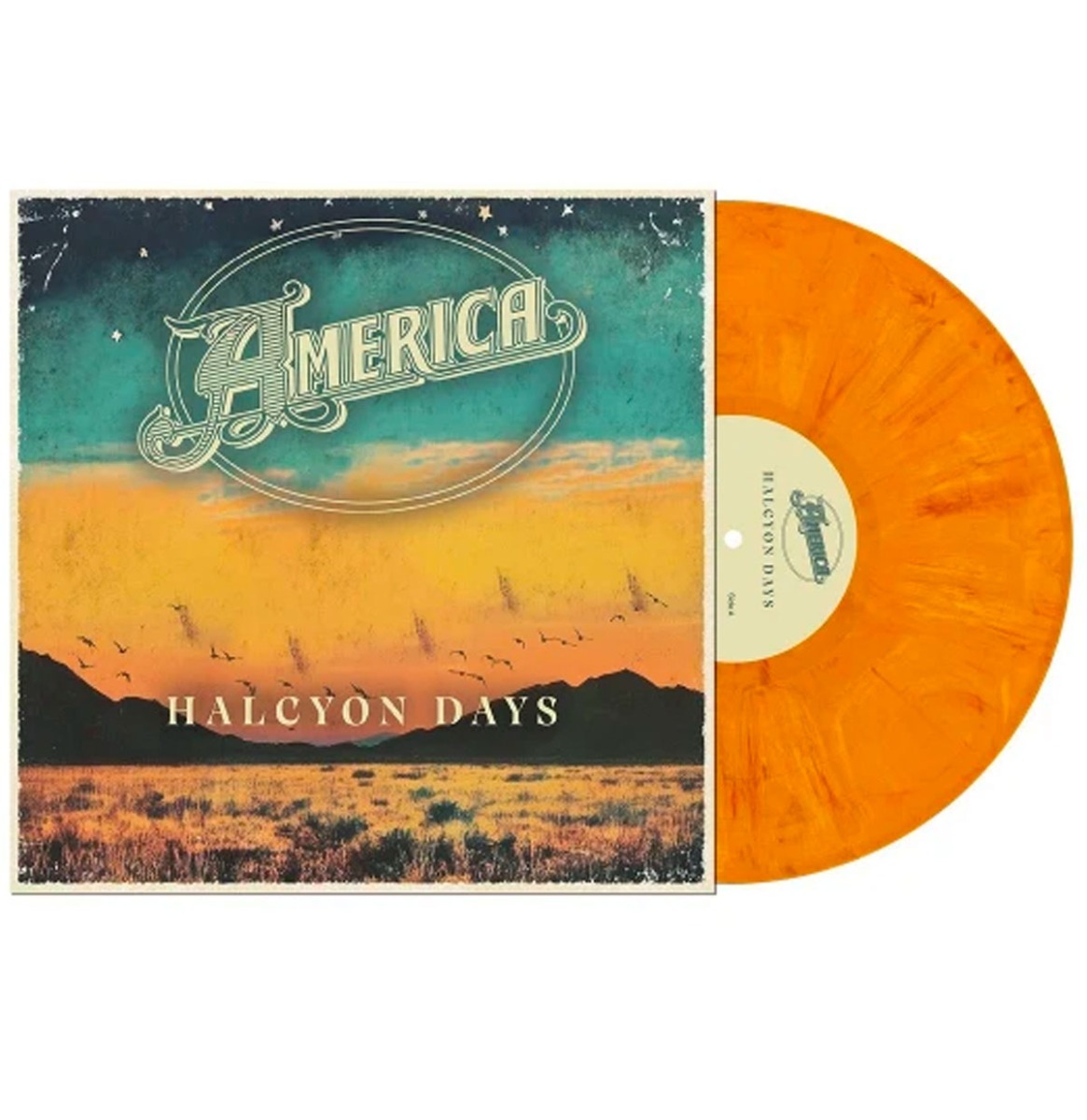 America - Halcyon Days (Oranje Vinyl) (LP) | Fiftiesstore
