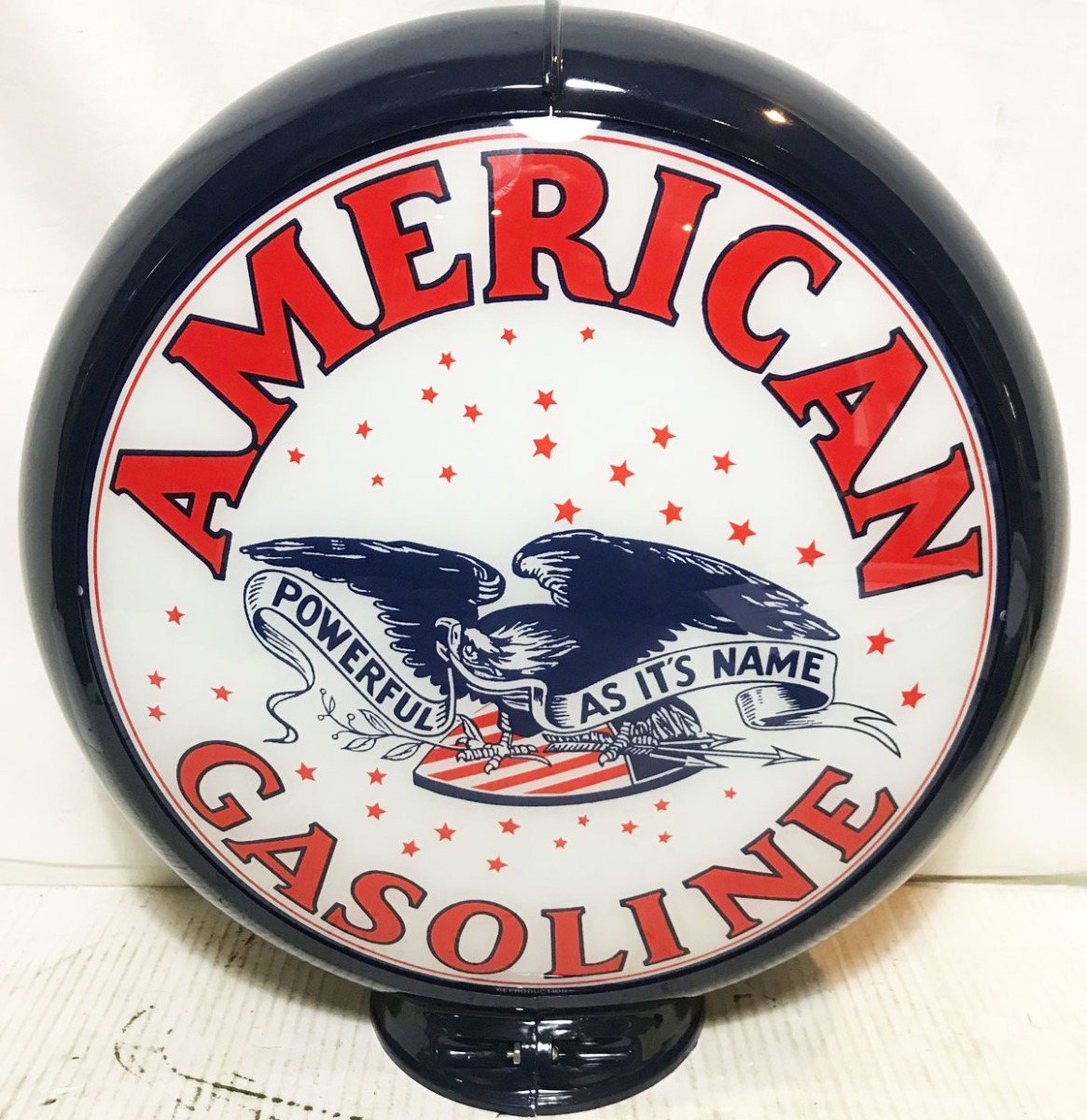 American Gasoline Benzinepomp Bol | Fiftiesstore