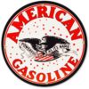 American Gasoline Rond Emaille Bord 30 cm | Fiftiesstore