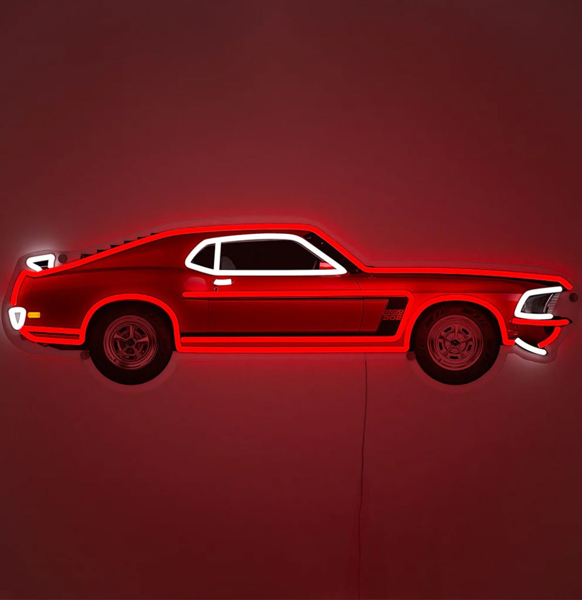American Muscle Car - Neon LED Wandbord | Ford