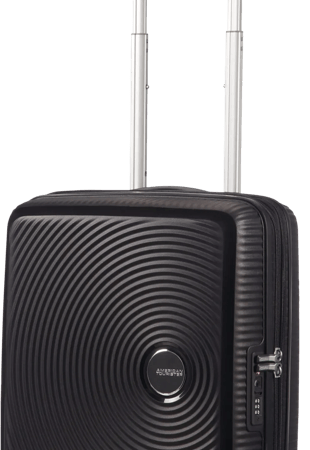 American Tourister Soundbox Expandable Spinner 55cm Bass Black
