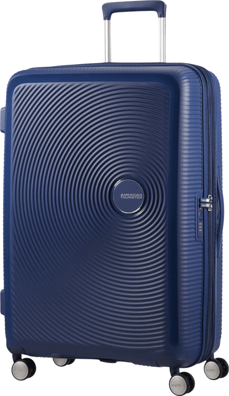 American Tourister Soundbox Expandable Spinner 77cm Midnight Navy