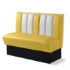 Amerikaanse Dinerbank 120 cm Geel - Bel Air Retro Fifties Furniture HW120 | Bel Air Retro Fifties Furniture