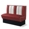 Amerikaanse Dinerbank 120 cm Ruby-Rood - Bel Air Retro Fifties Furniture HW120 | Bel Air Retro Fifties Furniture