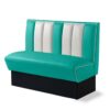 Amerikaanse Dinerbank 120 cm Turquoise - Bel Air Retro Fifties Furniture HW120 | Bel Air Retro Fifties Furniture