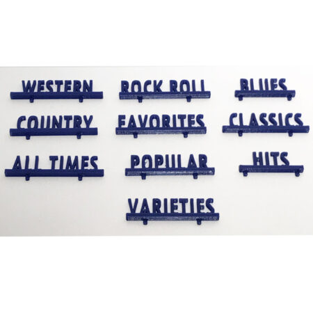 Ami Classificatie Woorden Blauw 10 stuks | Ami