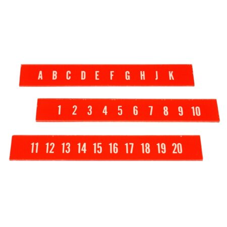 Ami Continental 2 Letters En Nummers Strips (Set van 3) | Ami