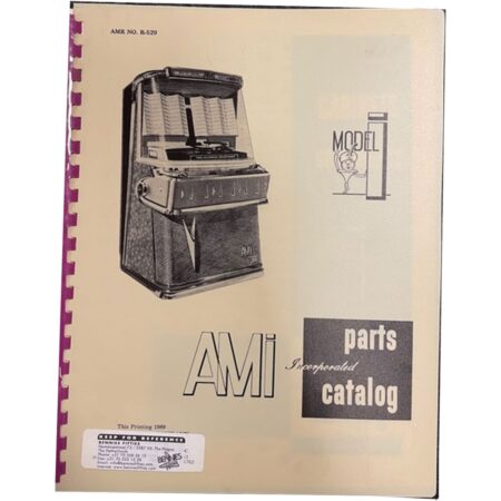Ami I Jukebox Parts Catalog | Ami