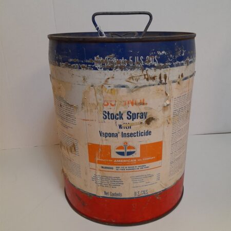 Amoco Stock Spray Olieblik - Origineel | Fiftiesstore