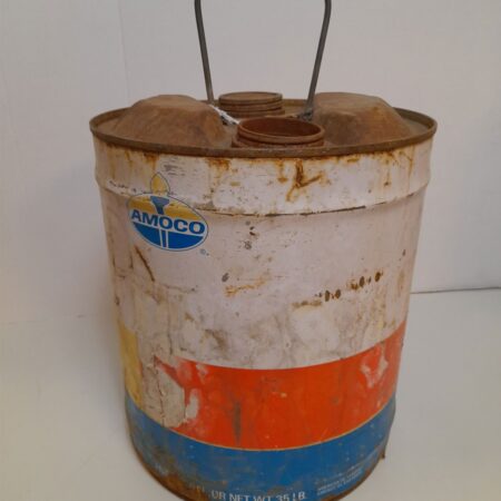 Amoco Wit Rood Blauw Olieblik - Origineel | Fiftiesstore