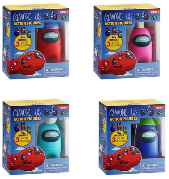 Among us action figures 1 pack window box |