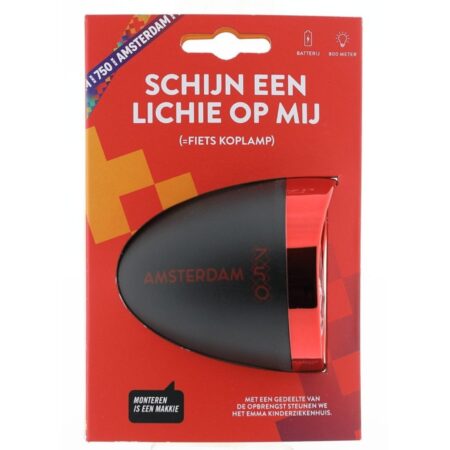 Amsterdam 750 Fietskoplamp schijn een lichie op mij | IKZI