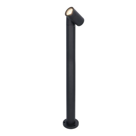Amy LED sokkellamp - 60cm - 4 Watt 345 Lumen - Kantelbaar - IP64 Waterdicht - 4000K neutraal wit - Padverlichting - Zwart - Staande buitenlamp | HOFTRONIC