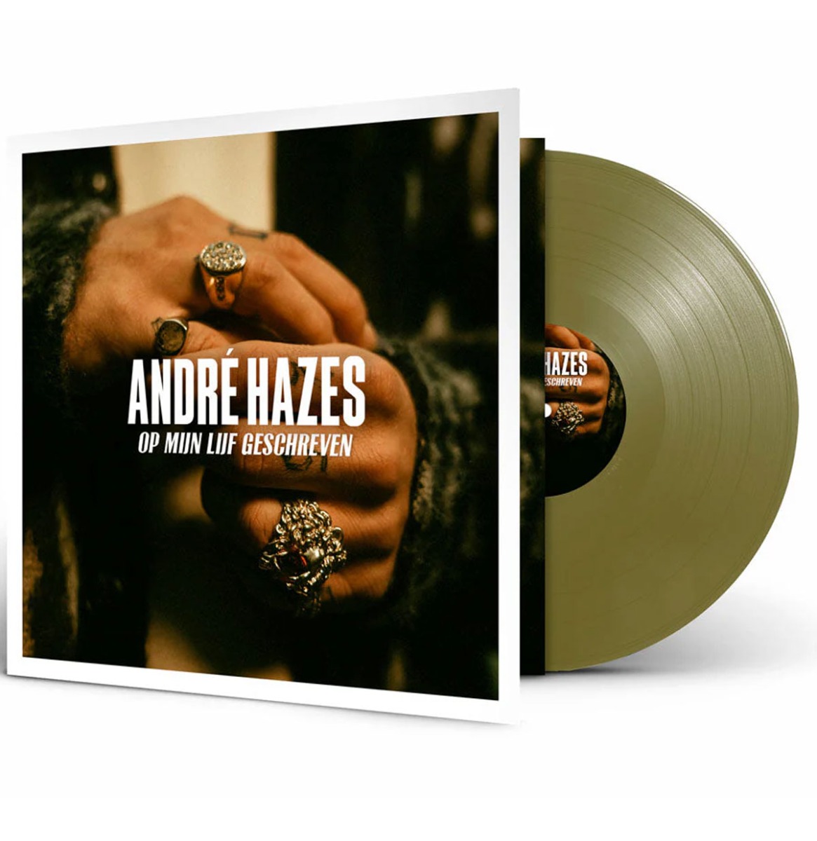 André Hazes - Op Mijn Lijf Geschreven (Olijf Groen Vinyl) (LP) | Fiftiesstore
