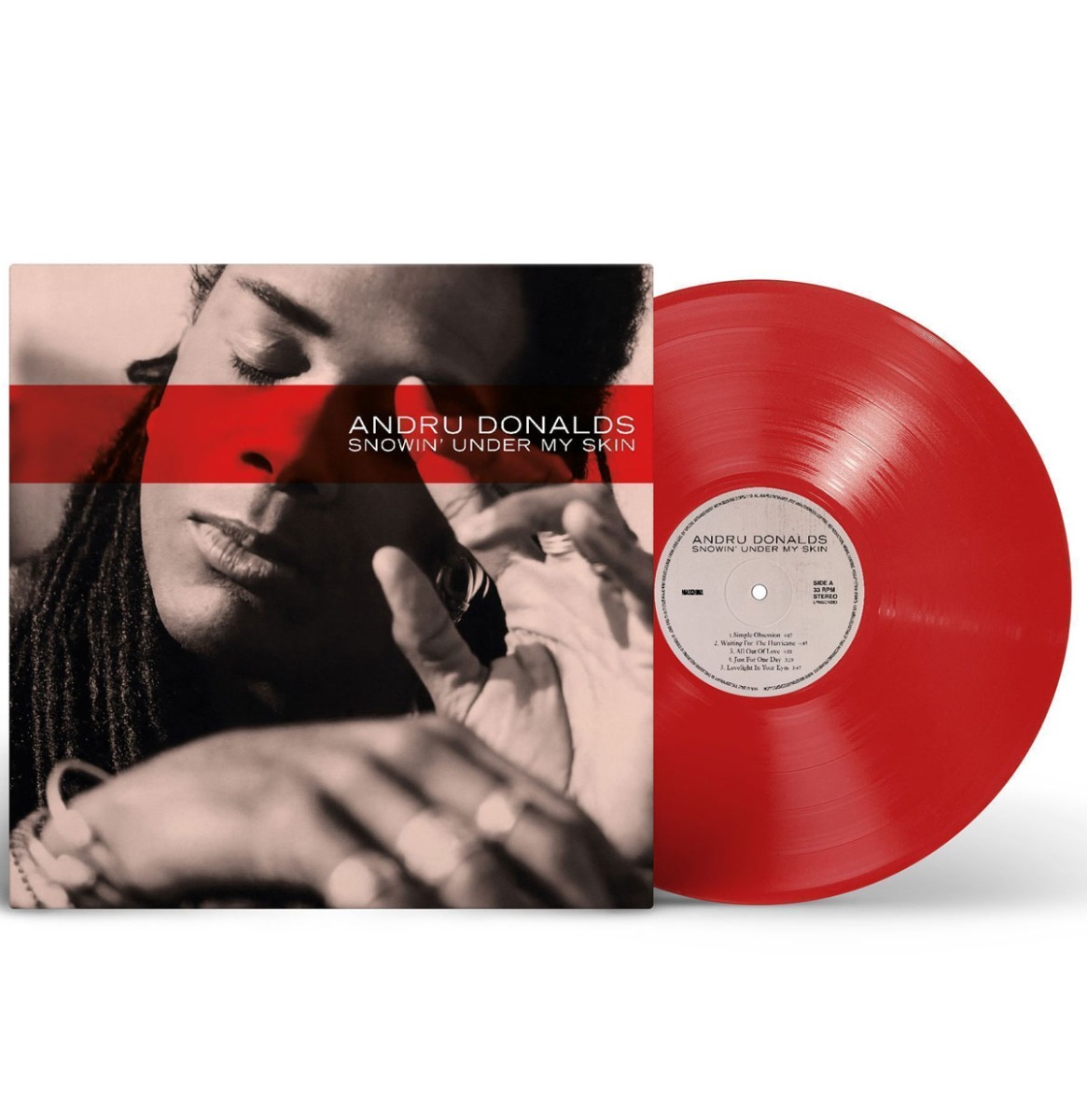 Andru Donalds (Enigma Voice) - Snowin' Under My Skin (Rood Vinyl) - GELIMITEERD (LP) | Maschina Records
