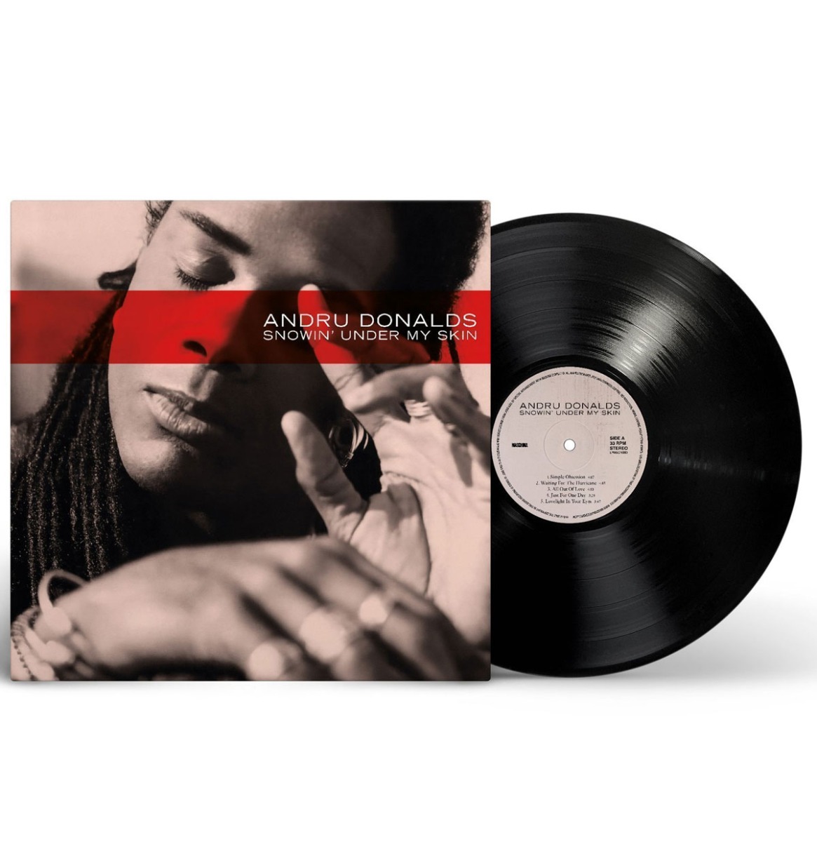 Andru Donalds (Enigma Voice) - Snowin' Under My Skin (Zwart Vinyl) (LP) | Maschina Records