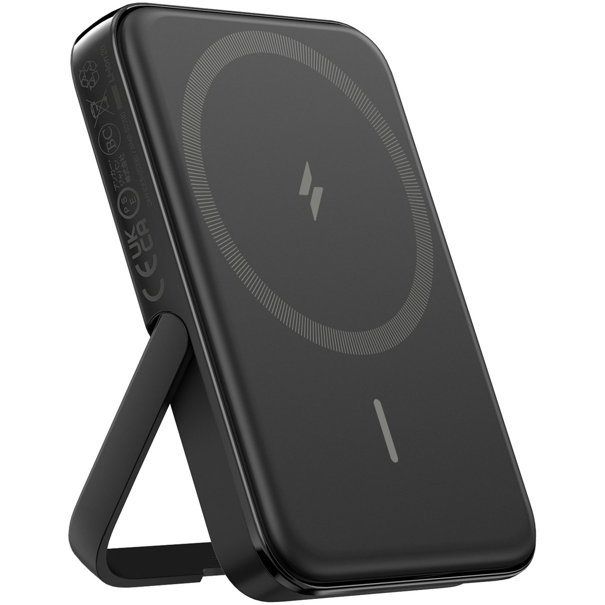 Anker 322 MagGo Power Bank 5000mAh 7.5W with holder Powerbank Zwart | Anker