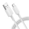 Anker 322 USB-A to USB-C Cable Nylon 1.8M Oplader Wit | Anker