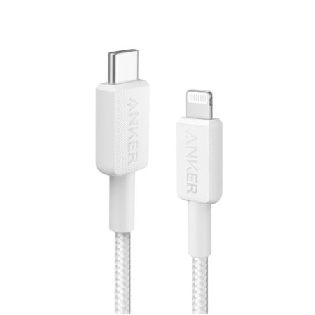 Anker 322 USB-C to Lightning Cable (6ft Braided) Oplader Wit | Anker