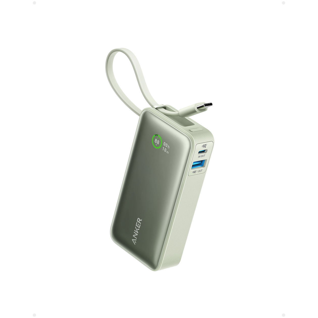 Anker 545 Nano Power Bank 10000mAh PD 30W Powerbank Groen | Anker