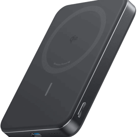 Anker MagGo Slim Draadloze Powerbank met MagSafe en Qi2 10.000 mAh met Snelladen Zwart