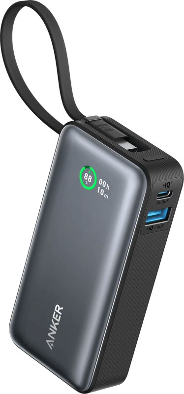 Anker Nano Power Bank 10.000 mAh met Snelladen Zwart