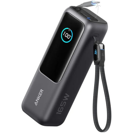Anker Power Bank (25K 165W Built-In USB-C and Retractable Cable) Powerbank | Anker