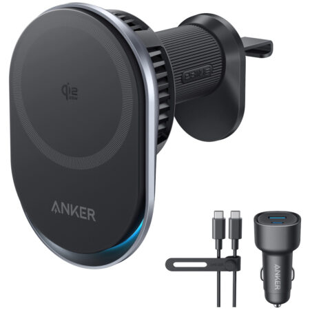 Anker Prime Wireless Car Charger (25W QI2.2 Pad Separated USB-C Cable) Oplader | Anker