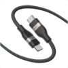 Anker USB-C to USB-C Cable (0.9m Upcycled-Braided) Kabel Zwart | Anker