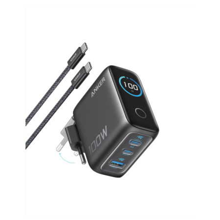 Anker Wired charger (100W) 2C1A with display Oplader | Anker