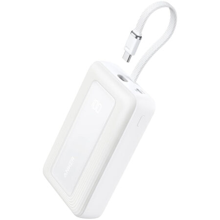 Anker Zolo Power Bank (20 000 mAh 30W Built-In USB-C Cable) Powerbank Wit | Anker