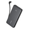 Anker Zolo Powerbank 10.000mAh 22.5W Fast Charging Power Bank with Built-in USB-C Cable Powerbank Zwart | Anker