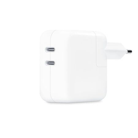 Apple Lichtnetadapter van 35 W met twee USB-C-poorten Oplader Wit | Apple