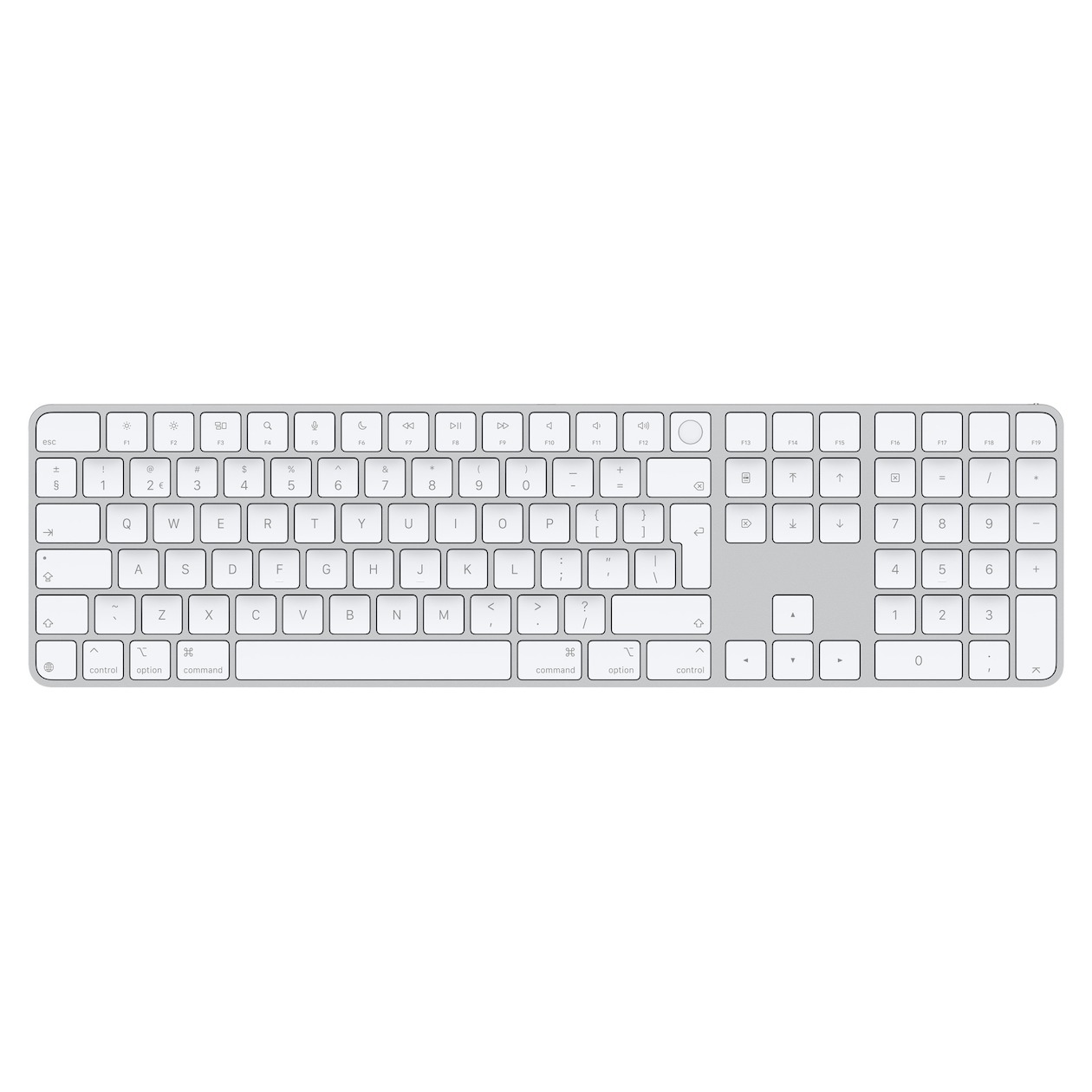 Apple Magic Keyboard met Touch ID en numeriek toetsenblok (2024) Toetsenbord Wit | Apple
